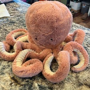 Large jellycat octopus pink